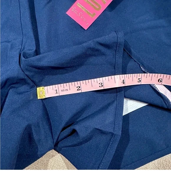 Lilly Pulitzer Ocean Trail Navy Short - Picture 11 of 13